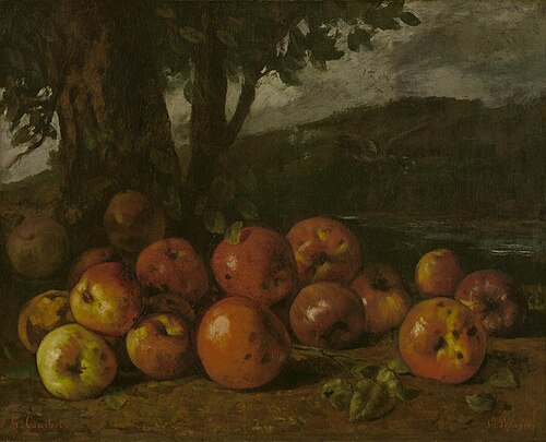 Still Life with Apples, 1872, Gustave Courbet