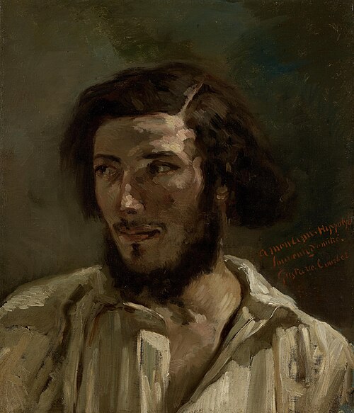 Portrait of Hippolyte (Pradelles?), 1862, Gustave Courbet