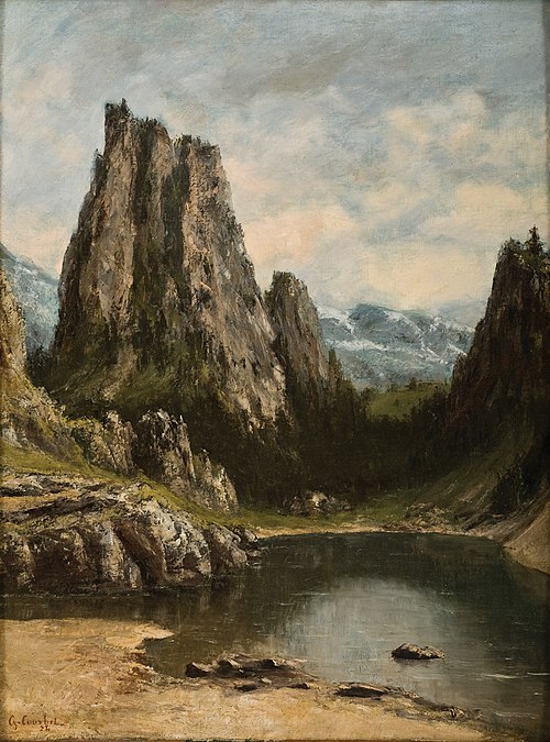 Lac dans les montagnes, 1874, Gustave Courbet