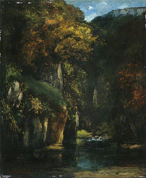 Le ruisseau du Puits Noir, , Gustave Courbet