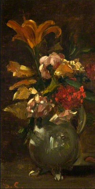 Lily and Gillyflower, 1863, Gustave Courbet