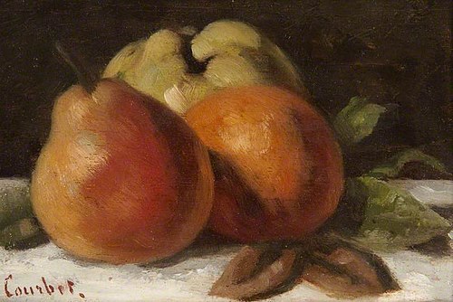 Apple, Pear and Orange, 1871, Gustave Courbet