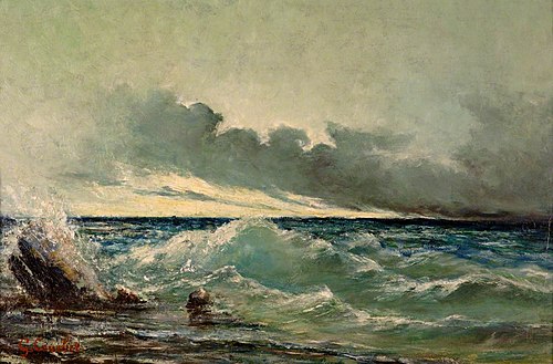 La vague, , Gustave Courbet