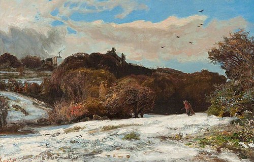 Winter at Ornans, 1860, Gustave Courbet