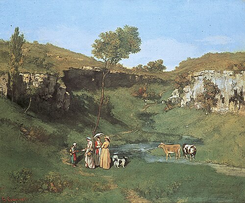 Les demoiselles de village, 1851, Gustave Courbet