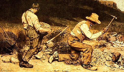 Les casseurs de pierres, 1849, Gustave Courbet