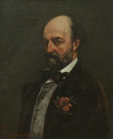 Portrait de Gustave Matthieu, 1869, Gustave Courbet