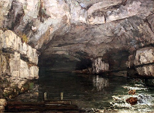 La source de la Loue, 1864, Gustave Courbet