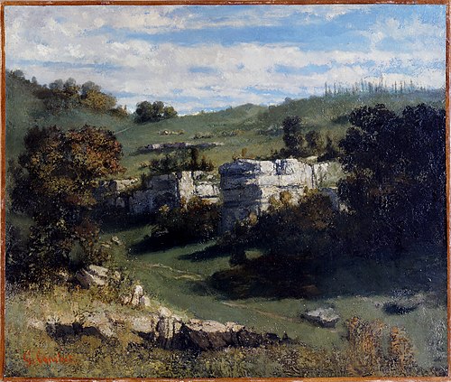 Paysage du Jura, 1855, Gustave Courbet