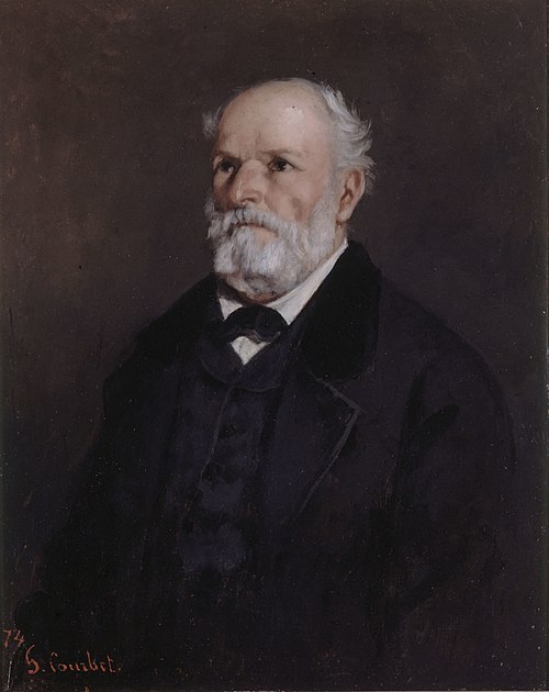 Portrait de Régis Courbet, père de l'artiste, 1874, Gustave Courbet