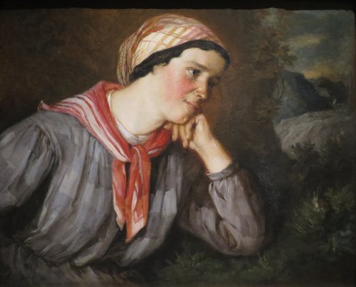 Paysanne au madras, 1849, Gustave Courbet