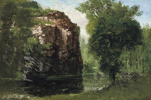 The Silent River, 1868, Gustave Courbet