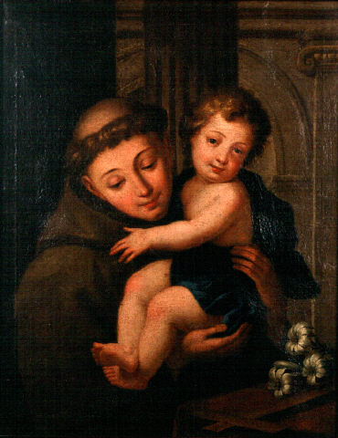 Santo António e o Menino Jesus, 1800, Joaquim Manoel da Rocha