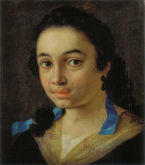Retrato de Rapariga, 1800, Joaquim Manoel da Rocha