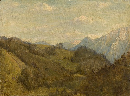 Landschaft in Tirol, , Luitpold Faustner