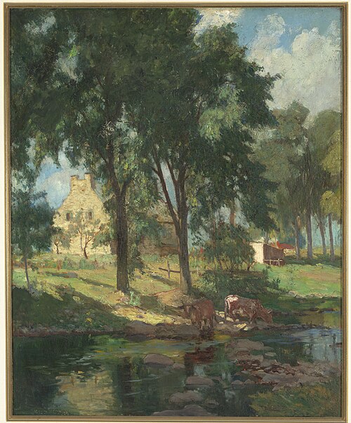 Été à Saint-Eustache, 1906, Maurice Galbraith Cullen
