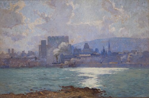Le Port de Montréal, 1915, Maurice Galbraith Cullen