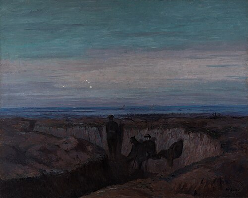 Dawn on the Ouse Trench, 1918, Maurice Galbraith Cullen