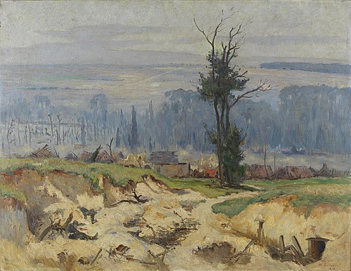 Gentelles, 1918, Maurice Galbraith Cullen
