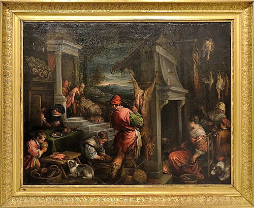 Le Retour du Fils prodigue, 1576, Jacopo Bassano