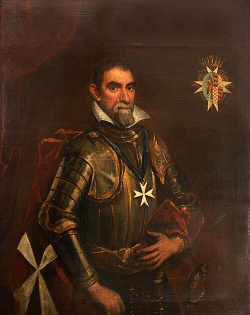 Alfonso d'Arcano, Prior of Venice, 1560, Jacopo Bassano
