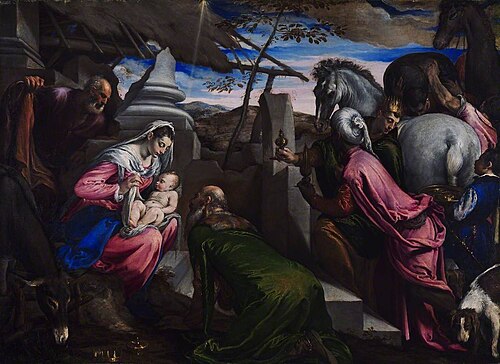 The Adoration of the Magi, , Jacopo Bassano