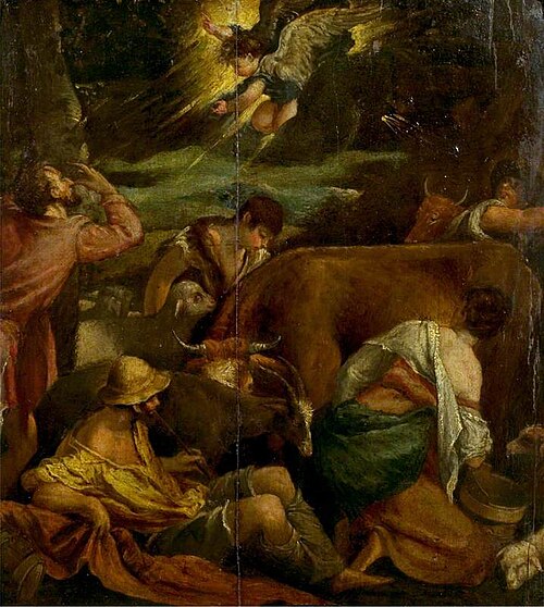 The Annunciation to the Shepherds, , Jacopo Bassano