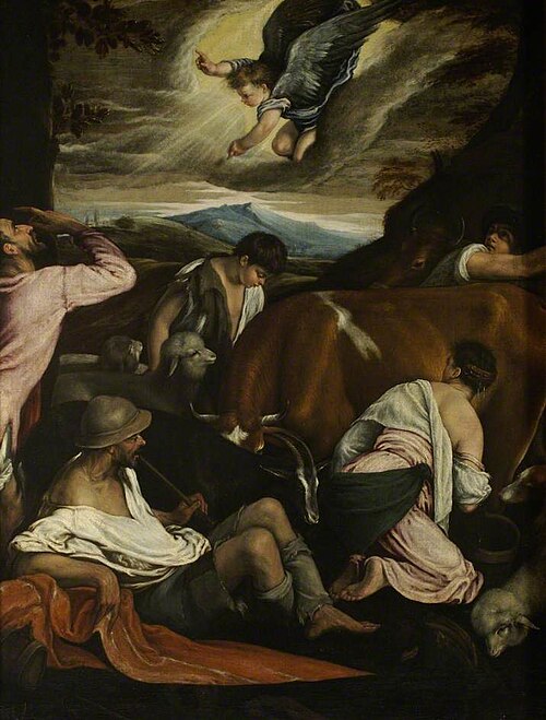 The Annunciation to the Shepherds, , Jacopo Bassano