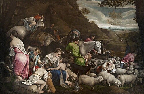 Laban and His Flock, , Jacopo Bassano