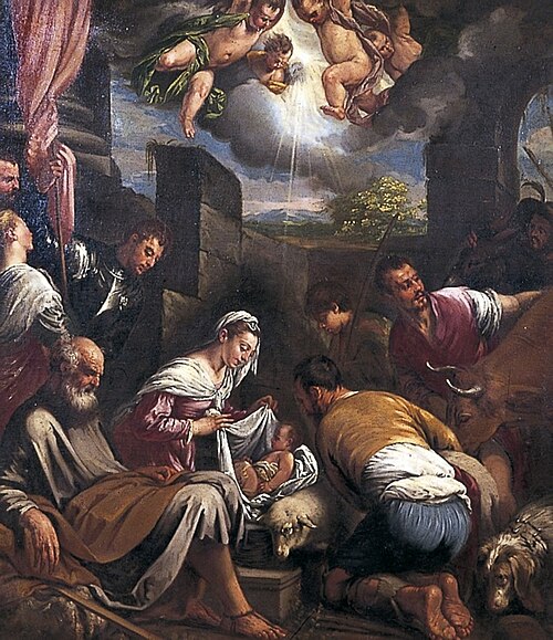 Il presepio di san Giuseppe, , Jacopo Bassano