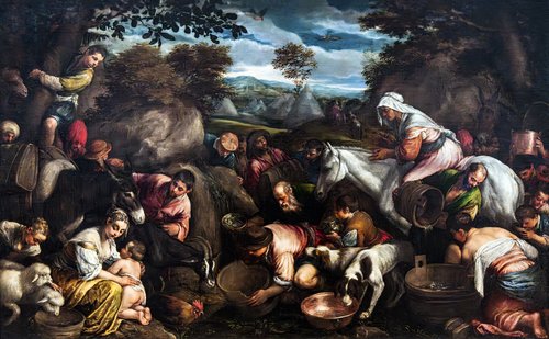 Le Miracle de l'eau, 1569, Jacopo Bassano