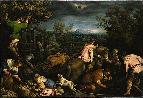 Allegory of Autumn, 1580, Jacopo Bassano