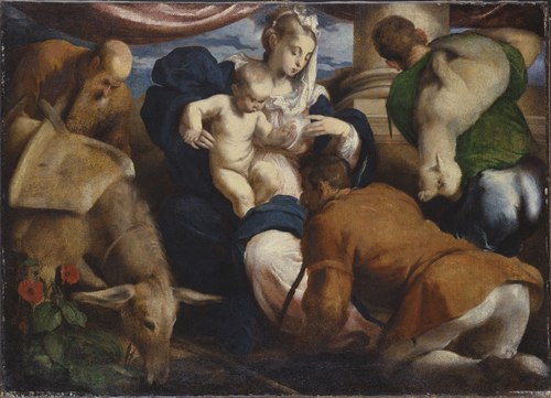 The Adoration of the Shepherds, 1570, Jacopo Bassano