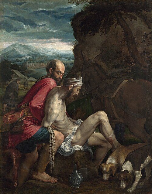 The Good Samaritan, 1562, Jacopo Bassano