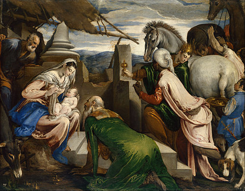Adoration of the Magi, 1555, Jacopo Bassano