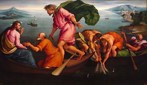 The Miraculous Draught of Fishes, 1545, Jacopo Bassano
