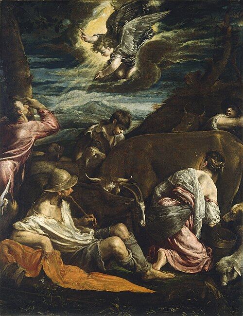 The Annunciation to the Shepherds, , Jacopo Bassano