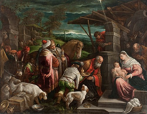 Adoration of the Magi, 1577, Jacopo Bassano