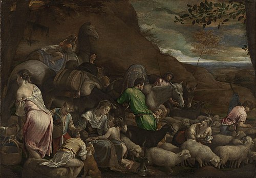 The Journey of Jacob, 1561, Jacopo Bassano