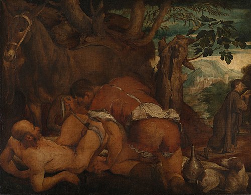 The Good Samaritan, 1547, Jacopo Bassano