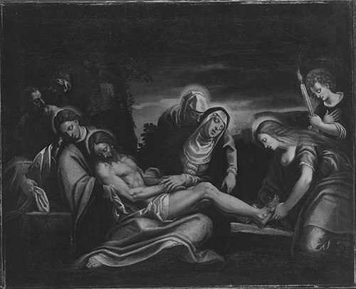 Die Beweinung Christi (?), 1553, Jacopo Bassano