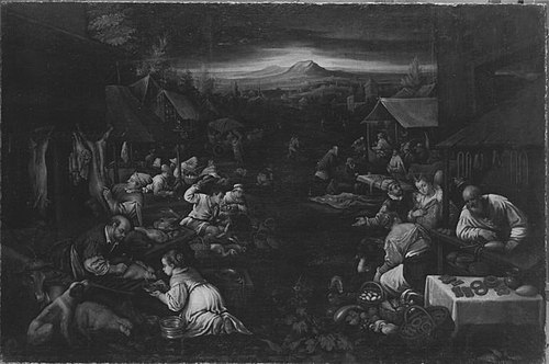 Der Markt, 1553, Jacopo Bassano