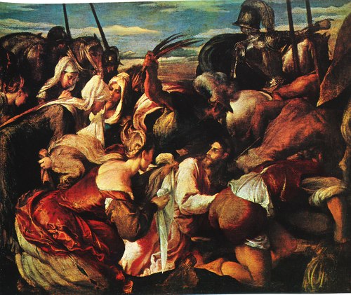 The Way to Calvary, 1552, Jacopo Bassano