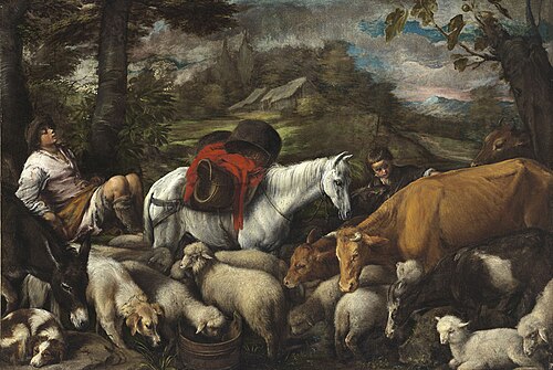 Pastoral Scene, 1568, Jacopo Bassano