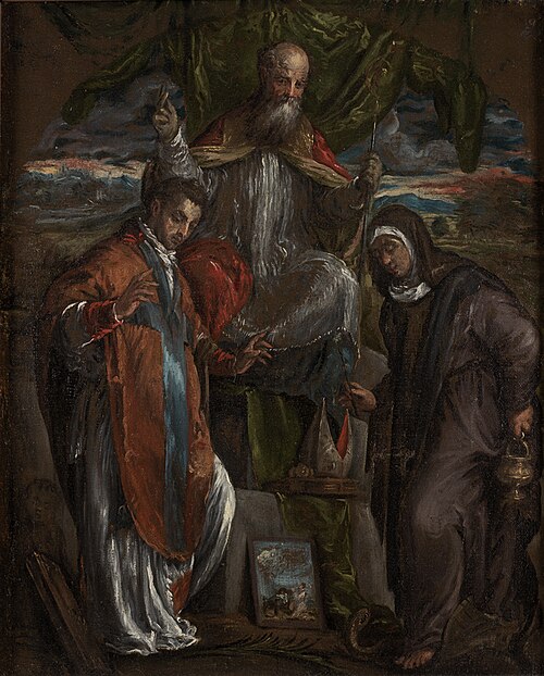 Sketch for an Altarpiece, 1575, Jacopo Bassano