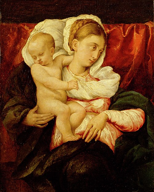 Madonna and Child, 1540, Jacopo Bassano