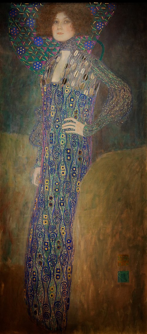Portrait d'Emilie Flöge, 1902, Gustav Klimt