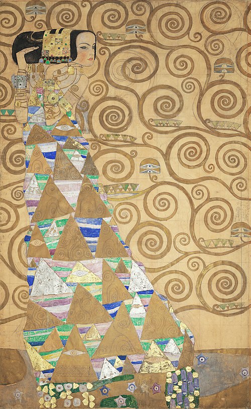 L'Attente, 1911, Gustav Klimt