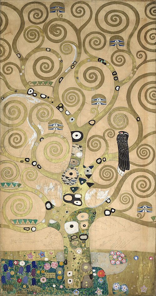 L'Arbre de Vie, Frise Stoclet, 1909, Gustav Klimt