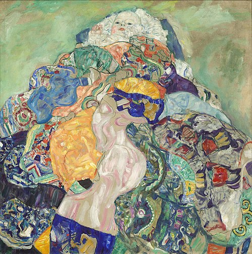 Le Bébé, 1917, Gustav Klimt